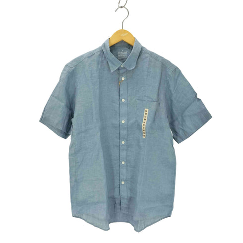 ムジルシリョウヒン 無印良品 リネン洗いざらし 半袖シャツ メンズ JPN:M