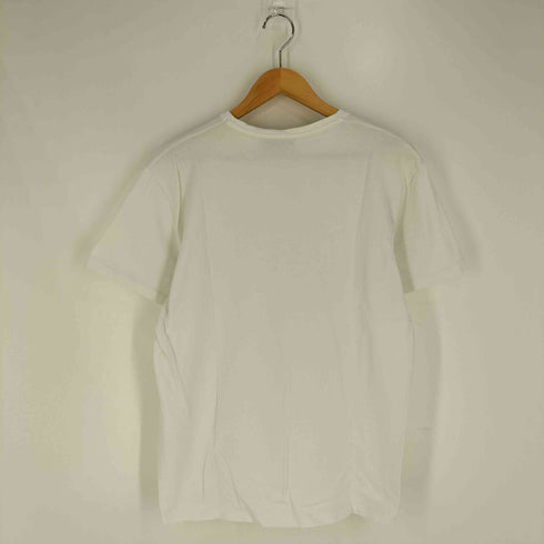 メゾンキツネ MAISON KITSUNE ロゴ刺繍 ポケット クルーネックTシャツ メンズ import:M