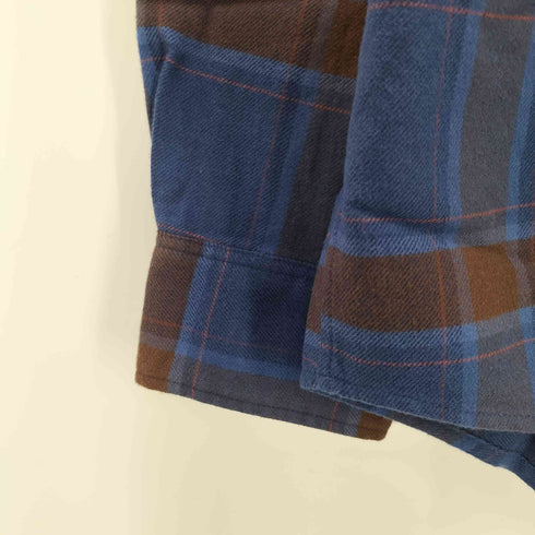 ムジルシリョウヒン 無印良品 両面起毛フランネル 長袖シャツ メンズ JPN:M