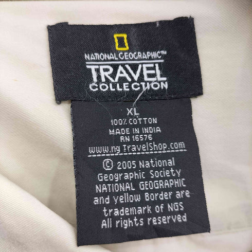 NATIONAL GEOGRAPHICフラップポケット L/S シャツ メンズ JPN:XL