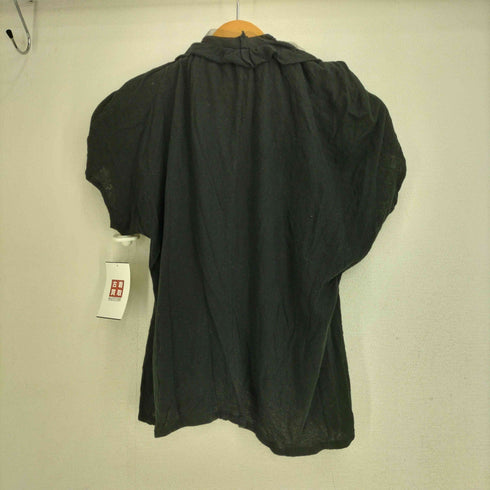 トリココムデギャルソン tricot COMME des GARCONS 2005AW 製品染め フリル羽織ブラウス レディース