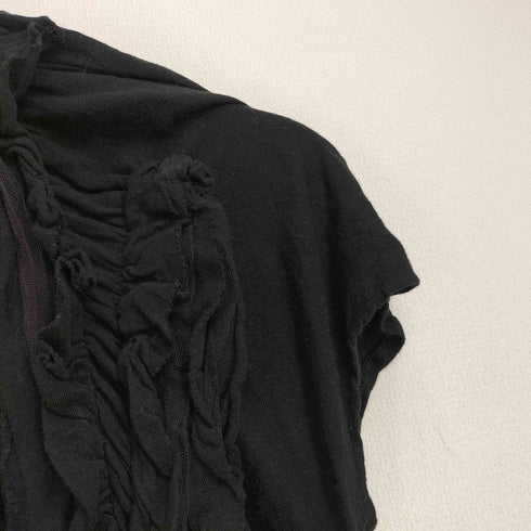 トリココムデギャルソン tricot COMME des GARCONS 2005AW 製品染め フリル羽織ブラウス レディース
