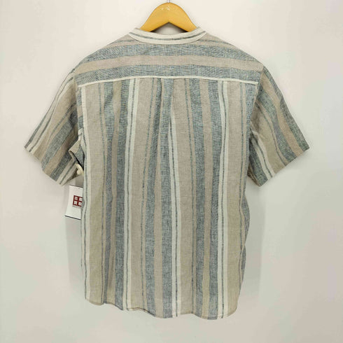 アーバンリサーチドアーズ URBAN RESEARCH DOORS 24SS シルケットリネン バンドカラーショートスリーブシャツ メンズ JPN:M