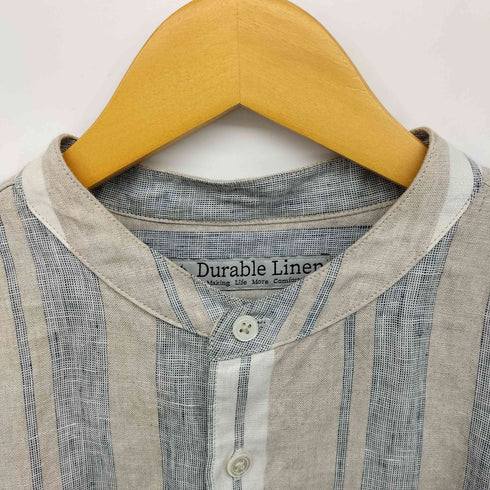 アーバンリサーチドアーズ URBAN RESEARCH DOORS 24SS シルケットリネン バンドカラーショートスリーブシャツ メンズ JPN:M