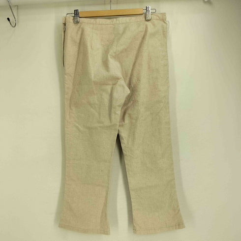 トリココムデギャルソン tricot COMME des GARCONS 2008SS コットン リネン クロップド フレア パンツ レディース JPN:M