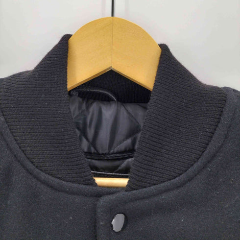 stewart&strauss カウレザー切替スタジアムジャンパー メンズ import:XL