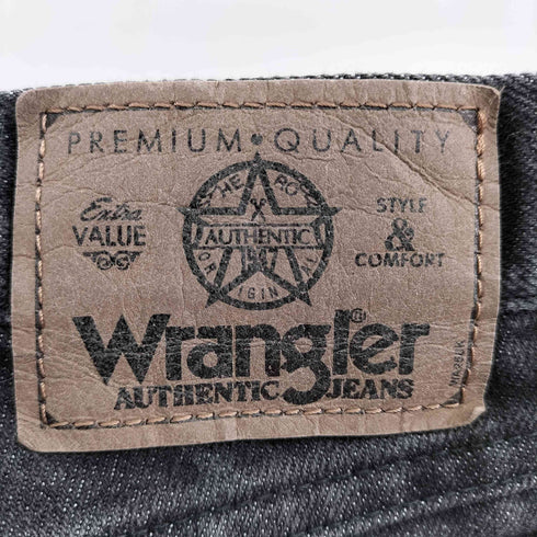 ラングラー Wrangler ブラックデニムパンツ メンズ