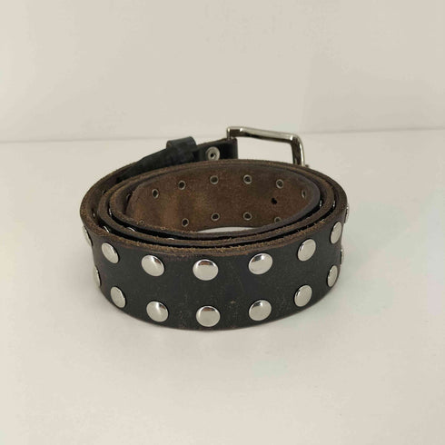 ステューシー Stussy 8 BALL STUDDED BELT 8ボール スタッドレザーベルト メンズ S/M