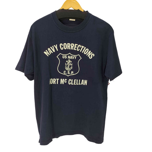 バズリクソンズ BUZZ RICKSONS NAVY CORRECTIONS プリントカットソー メンズ JPN:L
