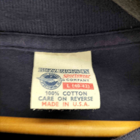 バズリクソンズ BUZZ RICKSONS NAVY CORRECTIONS プリントカットソー メンズ JPN:L