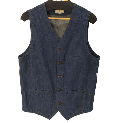 ジャパンブルージーンズ JAPAN BLUE JEANS 10oz 撚り杢ツイル VEST メンズ JPN:XL