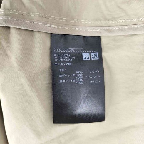 ユニクロ UNIQLO ポケッタブルハーフコート レディース JPN:M