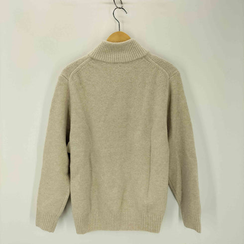 ユニクロ UNIQLO スフレヤーンハーフジップセーター メンズ JPN:M