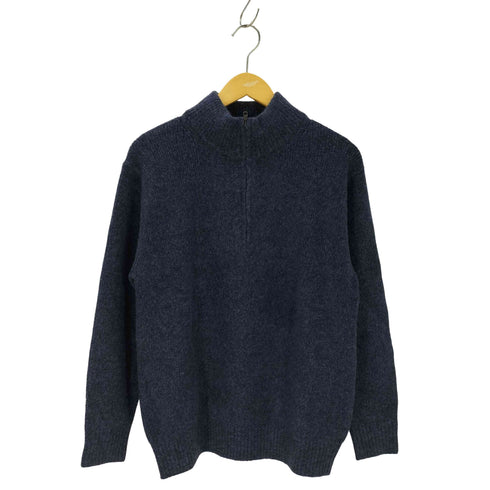 ユニクロ UNIQLO スフレヤーンハーフジップセーター メンズ JPN:M