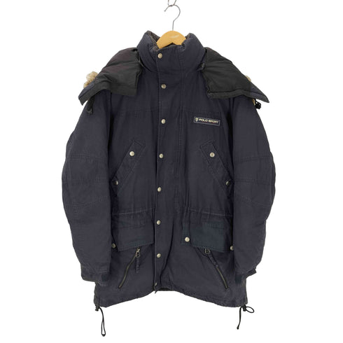 ポロスポーツラルフローレン POLO SPORT RALPH LAUREN 90S ファー付きダウンジャケット メンズ JPN:XL
