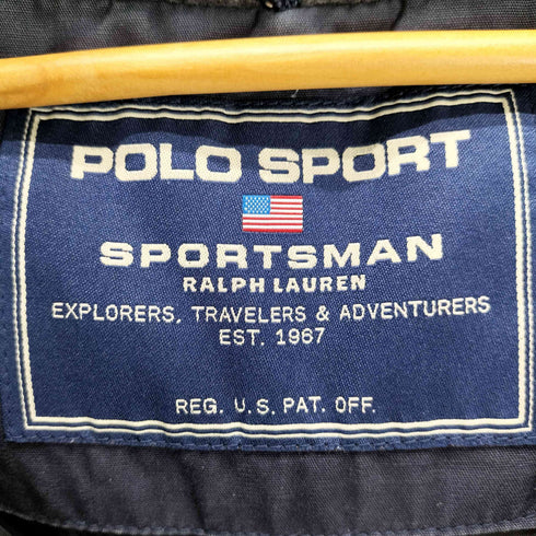 ポロスポーツラルフローレン POLO SPORT RALPH LAUREN 90S ファー付きダウンジャケット メンズ JPN:XL