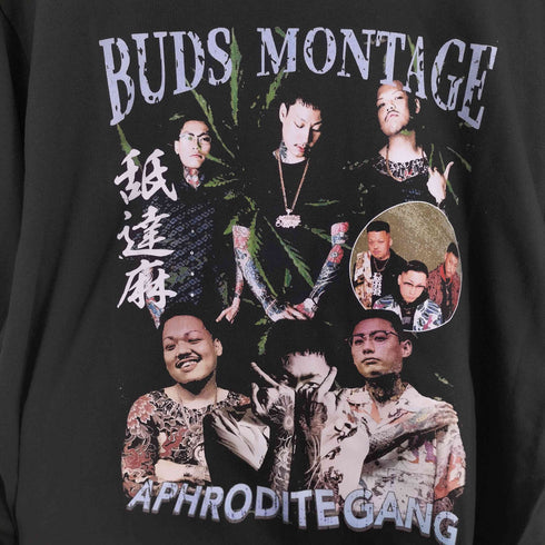 printstar ボディ BUDS MONTAGE アーティスト プリント L/S Tシャツ メンズ JPN:L