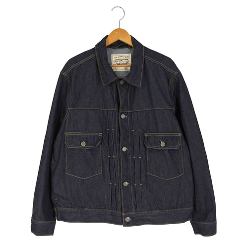 リーバイス Levis WELLTHREAD(R) TYPE II トラッカージャケット ダークインディゴ メンズ import:L