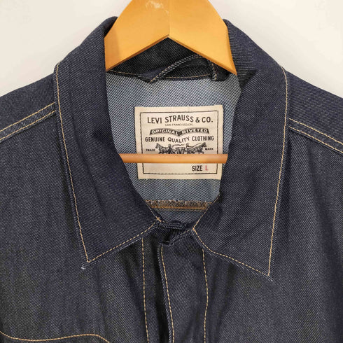 リーバイス Levis WELLTHREAD(R) TYPE II トラッカージャケット ダークインディゴ メンズ import:L