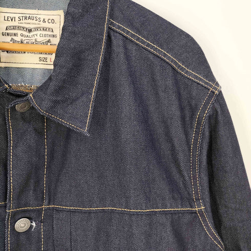 リーバイス Levis WELLTHREAD(R) TYPE II トラッカージャケット ダークインディゴ メンズ import:L