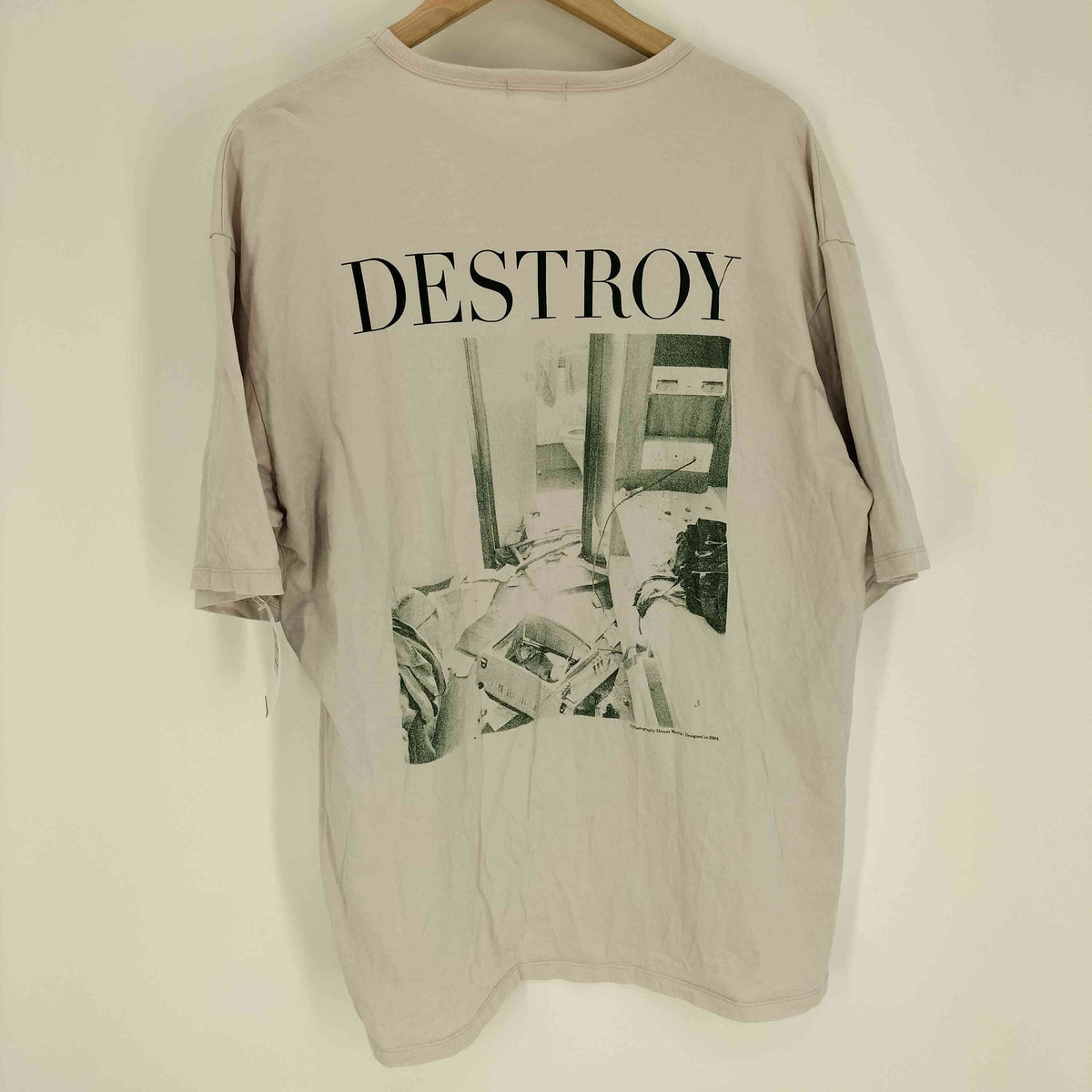 ラッドミュージシャン LAD MUSICIAN 22SS DESTROY BIG-TSHIRT 