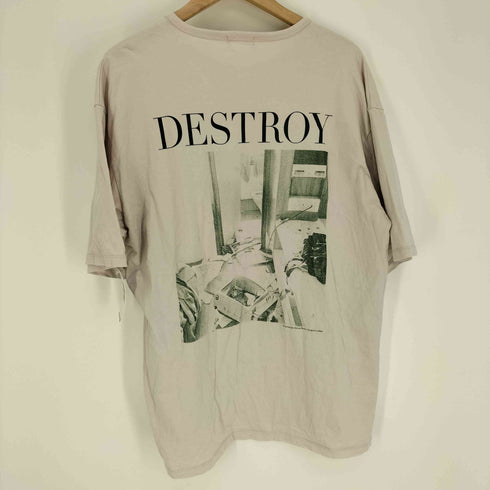 ラッドミュージシャン LAD MUSICIAN 22SS DESTROY BIG-TSHIRT デストロイ ビッグ Tシャツ メンズ JPN:46