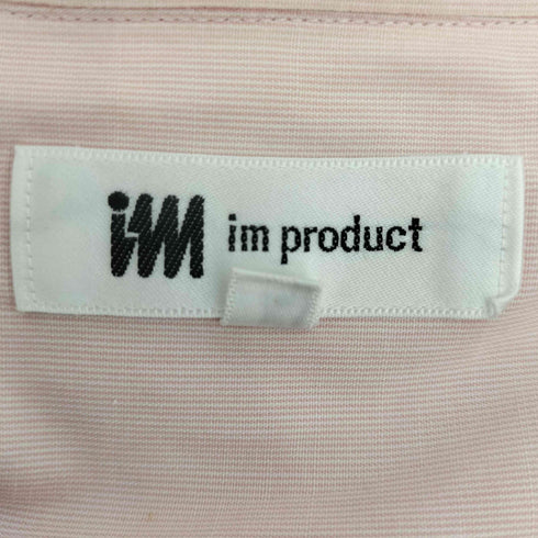 アイムプロダクトイッセイミヤケ im product ISSEY MIYAKE 90S OLD バンドカラー S/S ストライプシャツ メンズ JPN:L