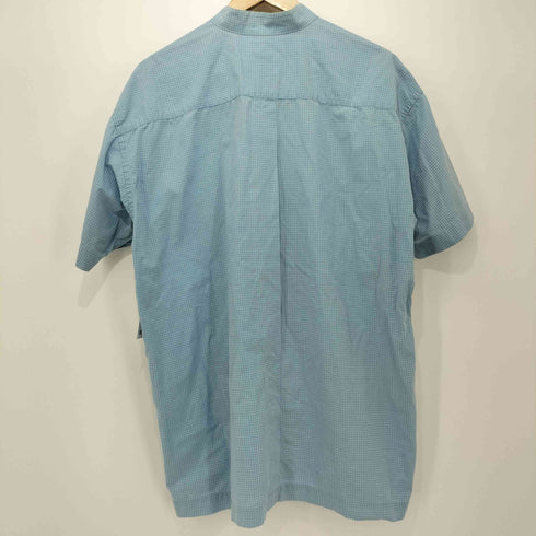 ミヤケデザインスタジオ im MIYAKE DESIGN STUDIO 80-90S OLD バンドカラー S/S シンプルチェック シャツ メンズ import:L