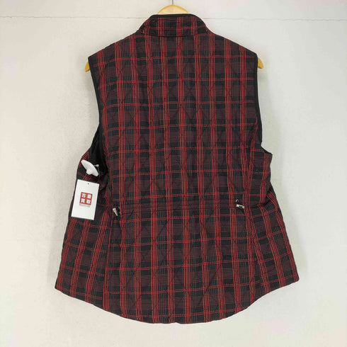 クラフトアンドバロー Croft&Barrow チェック柄2ポケットジップベスト メンズ JPN:XL