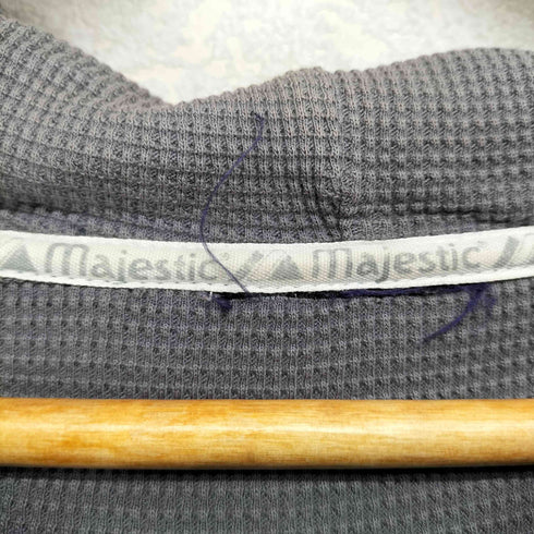 マジェスティックアスレチック Majestic ATHELETIC フロントパイルロゴベースボールチームプルオーバーパーカー メンズ