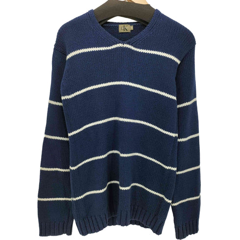 カルバンクライン CALVIN KLEIN コットン プルオーバー ニット メンズ import:S