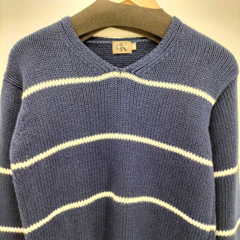 カルバンクライン CALVIN KLEIN コットン プルオーバー ニット メンズ import:S