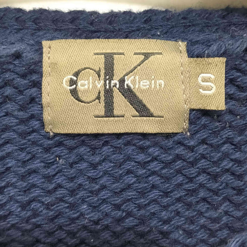 カルバンクライン CALVIN KLEIN コットン プルオーバー ニット メンズ import:S