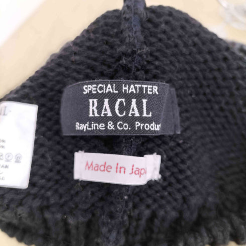 ラカル RACAL LINE KNIT TAM BERET メンズ FREE