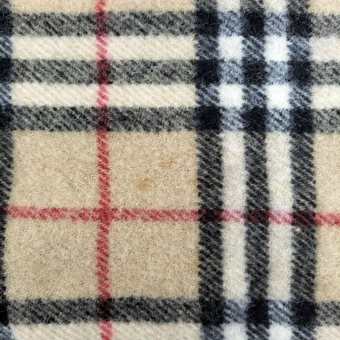 バーバリーズ BURBERRYS ロゴ刺繍 ウール ブランケット レディース
