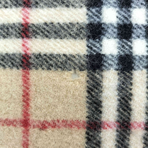 バーバリーズ BURBERRYS ロゴ刺繍 ウール ブランケット レディース
