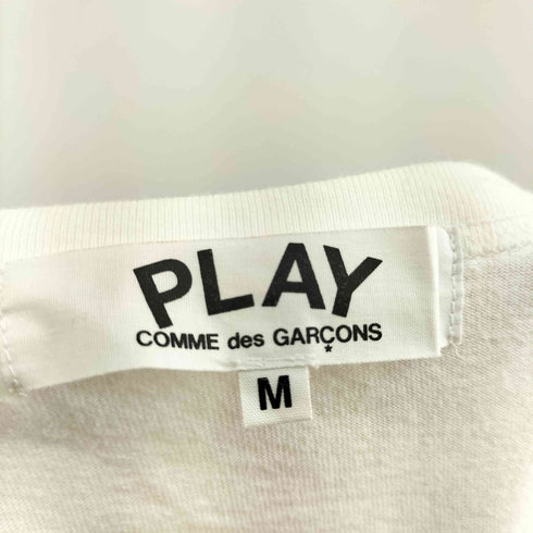 プレイコムデギャルソン PLAY COMME des GARCONS AD2021/2 ハートワッペン クルーネックTシャツ レディース JPN:M