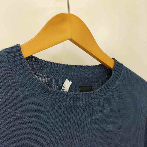 ヴァンダルストラット VAN DER STRAETE ペルー製 半袖 コットンニット レディース JPN:S