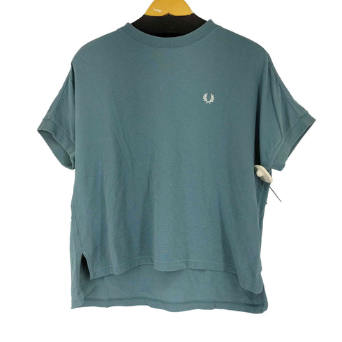 フレッドペリー FRED PERRY コットンボクシーピケTシャツ レディース UK:10