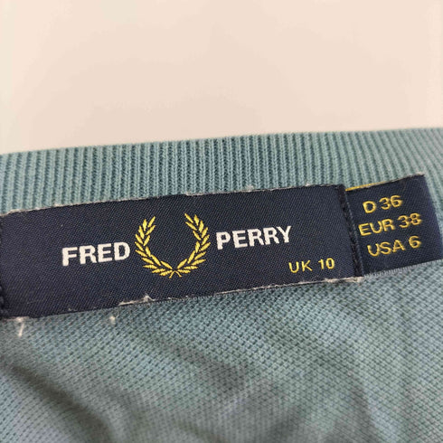 フレッドペリー FRED PERRY コットンボクシーピケTシャツ レディース UK:10
