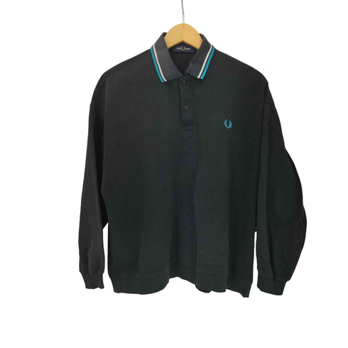 フレッドペリー FRED PERRY 鹿の子 月桂樹刺繍 L/S ポロシャツ メンズ JPN:S