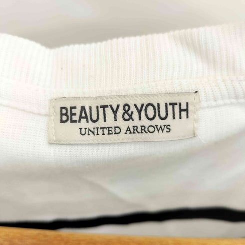 ビューティーアンドユースユナイテッドアローズ BEAUTY & YOUTH UNITED ARROWS コットンレーヨン ボーダーTシャツ レディース JPN:XL