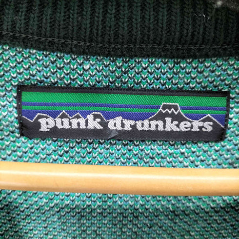 パンクドランカーズ PUNK DRUNKERS ヌクヌクジップアップニット メンズ