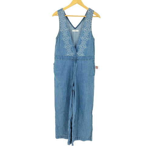 アーバンリサーチサニーレーベル URBAN RESEARCH Sonny Label クロス刺繍デニムサロペット レディース FREE