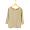 スピックアンドスパン Spick and Span 19aw CLASSICコットンセットバックT レディース FREE