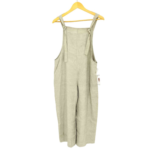 ザラ ZARA リネン混 サロペット オールインワン レディース L