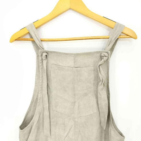 ザラ ZARA リネン混 サロペット オールインワン レディース L