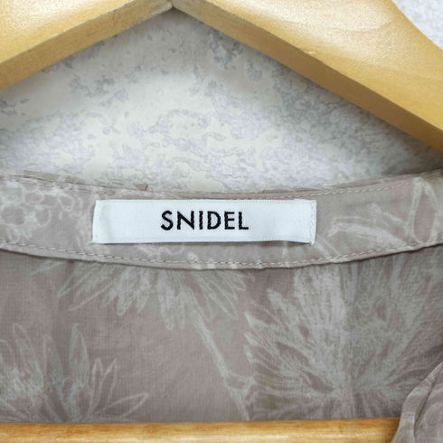 スナイデル snidel 22AW フリルプリーツプリントワンピース レディース JPN:1