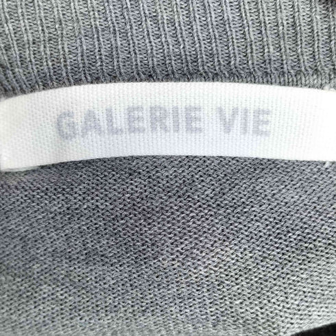 ギャルリーヴィー GALERIE VIE クルーネックコットンシルク混ニット レディース JPN:1