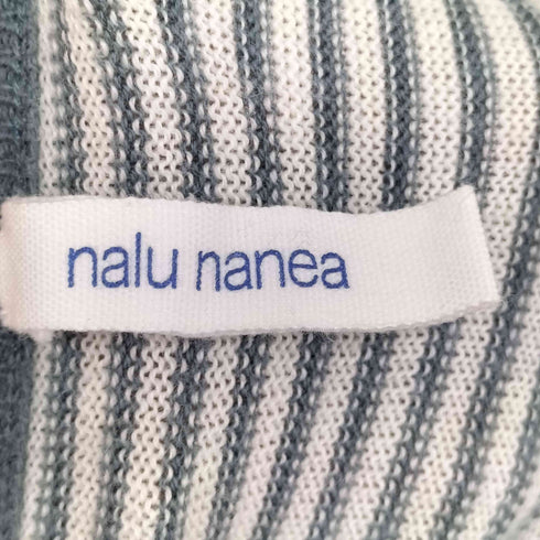 NALU NANEA ボーダーコットンカシミヤ混ニット レディース